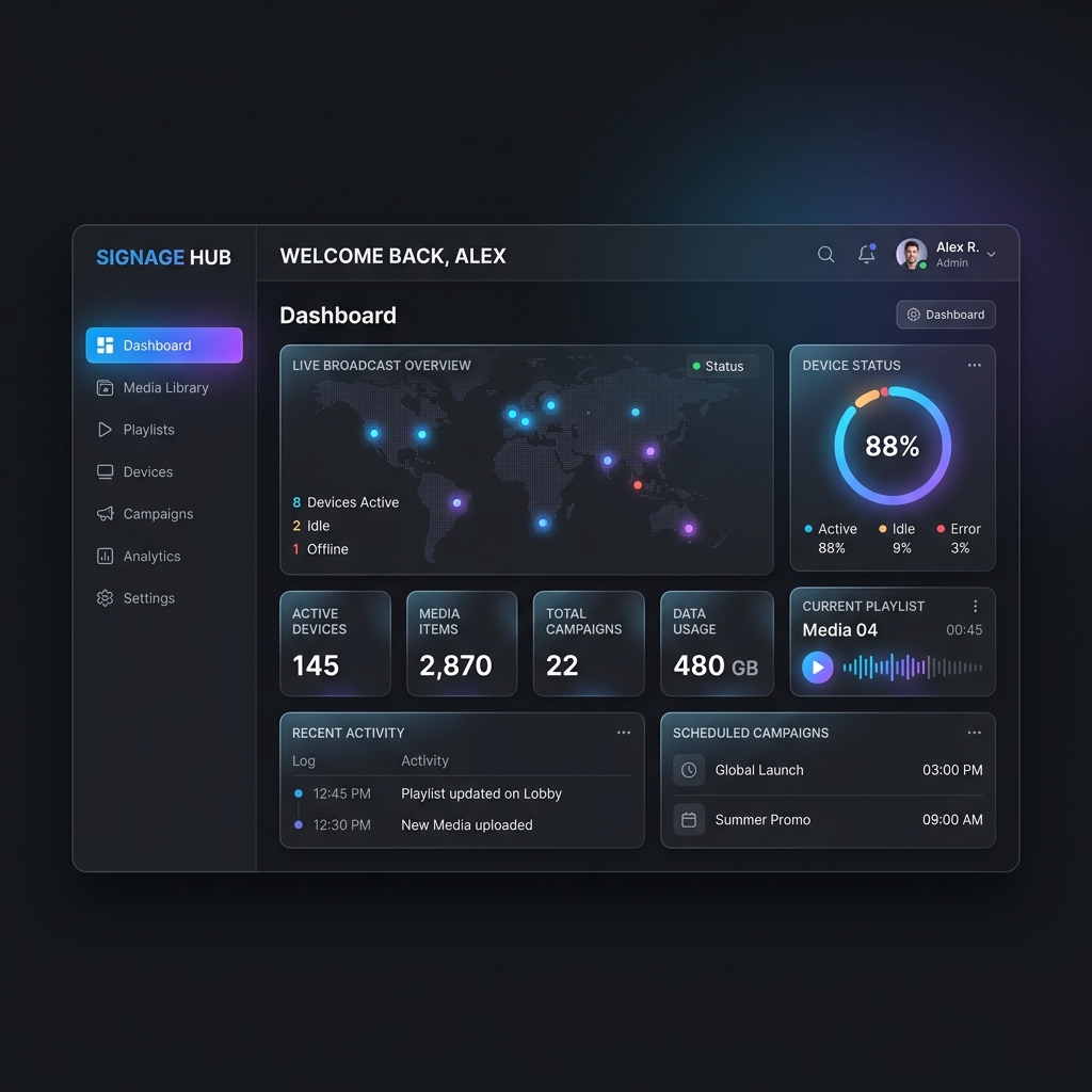 Signly Dashboard